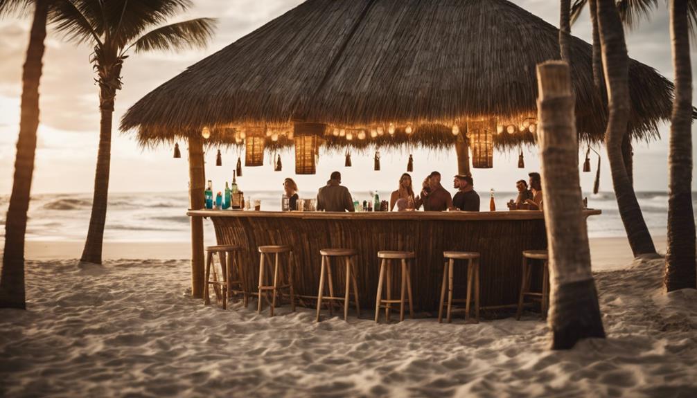 perfect seaside bar setting